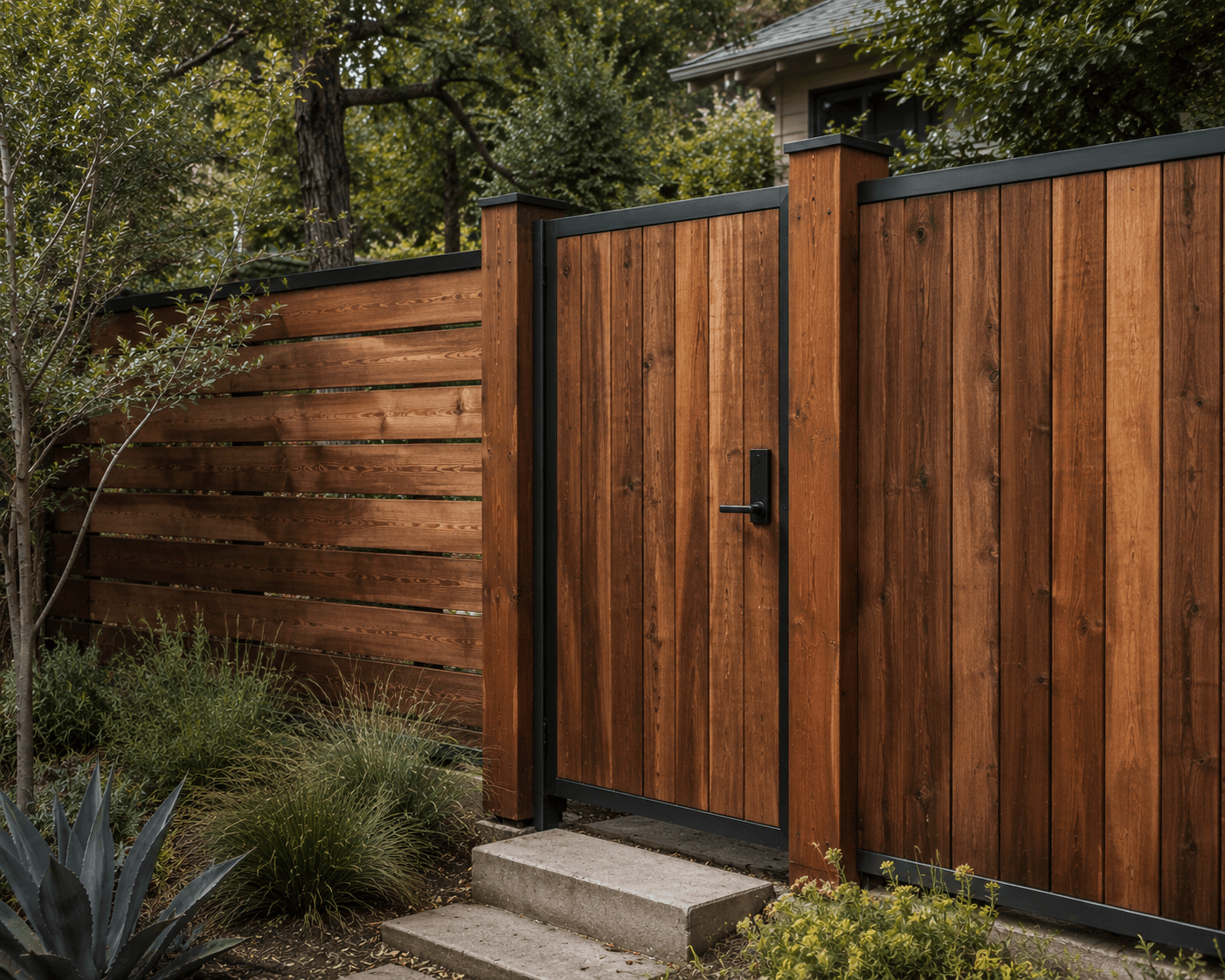 Vertical Board Garden Gate